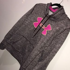 Under Armour sweatshirt. Deep burgundy heather.